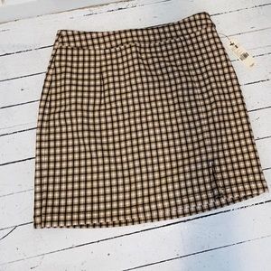Garage Plaid Skirt